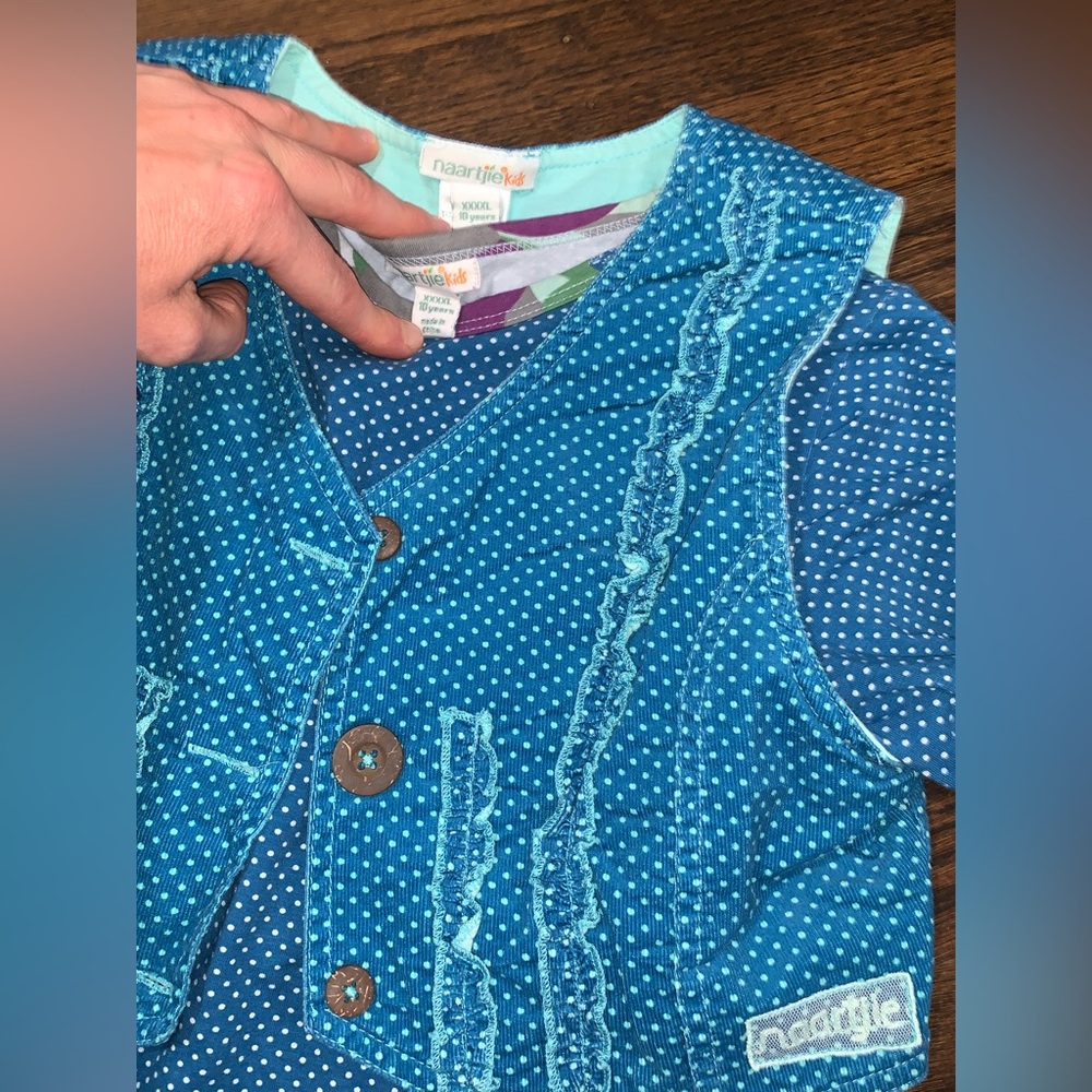 Naartjie Kids 3pc Outfit Top/Vest/Pants size 10yrs - Picture 5 of 5